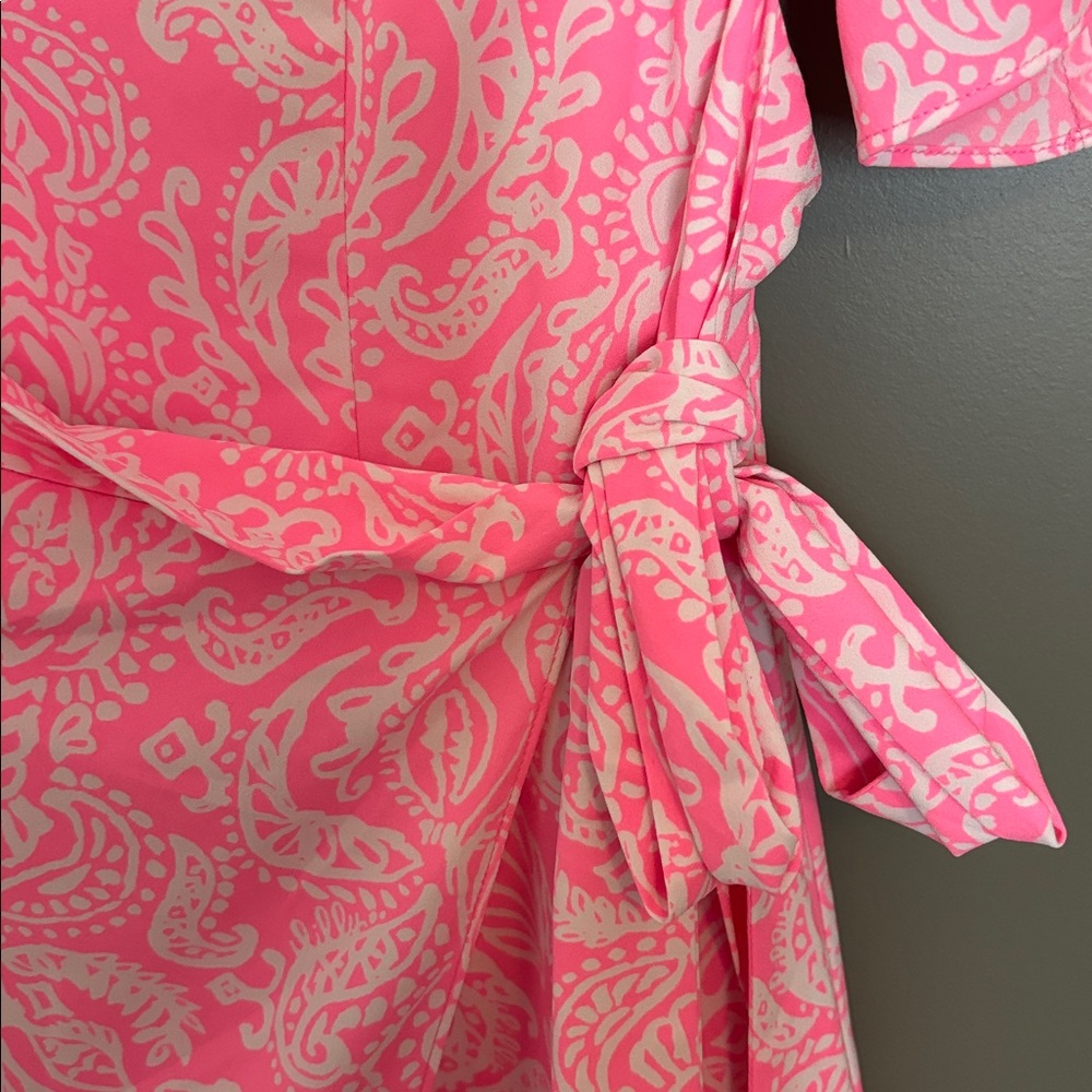 Lilly Pulitzer Pink and White Mini Dress - Picture 4 of 7